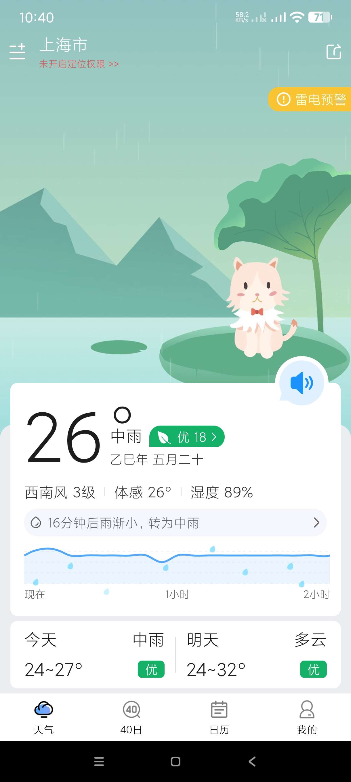 【分享】彩虹日历天气6.1🔥精准40日天气预测~黄历星座匹配~
